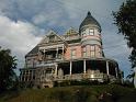 Closer view of Queen Anne Mansion